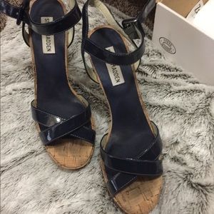 Navy Steve Madden Heels